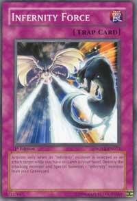 Infernity Force trading card from Stardust Overdrive Infernity Force - Stardust Overdrive YuGiOh trading card