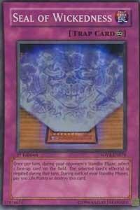 Seal of Wickedness - Stardust Overdrive (SOVR) #SOVR-EN079 - Super Rare YuGiOh Trading Card