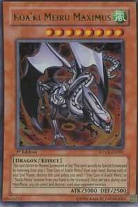 Koa'ki Meiru Maximus trading card from Stardust Overdrive Koa'ki Meiru Maximus - Stardust Overdrive YuGiOh trading card