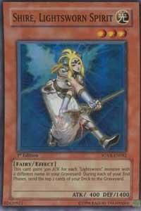 Shire, Lightsworn Spirit - Stardust Overdrive (SOVR) #SOVR-EN082 - Super Rare YuGiOh Trading Card
