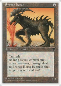 Bronze Horse - Chronicles (CHR) #96 - Rare Magic: The Gathering Trading Card