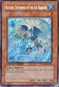 Blizzed, Defender of the Ice Barrier - Hidden Arsenal YuGiOh trading card