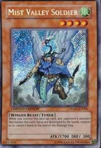 Mist Valley Soldier - Hidden Arsenal (HA01) #HA01-EN006 - Secret Rare YuGiOh Trading Card