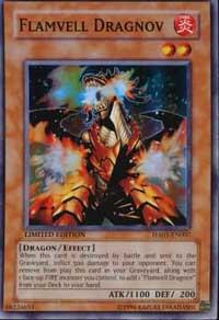Flamvell Dragnov trading card from Hidden Arsenal Flamvell Dragnov - Hidden Arsenal YuGiOh trading card