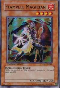 Flamvell Magician trading card from Hidden Arsenal Flamvell Magician - Hidden Arsenal YuGiOh trading card