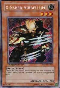 X-Saber Airbellum - Hidden Arsenal (HA01) #HA01-EN011 - Secret Rare YuGiOh Trading Card