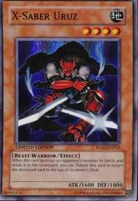 X-Saber Uruz - Hidden Arsenal YuGiOh trading card