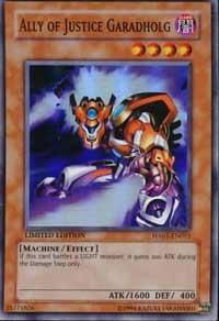 Ally of Justice Garadholg - Hidden Arsenal (HA01) #HA01-EN015 - Super Rare YuGiOh Trading Card