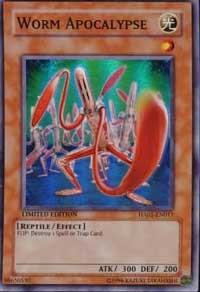 Worm Apocalypse trading card from Hidden Arsenal Worm Apocalypse - Hidden Arsenal YuGiOh trading card