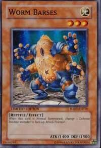 Worm Barses - Hidden Arsenal (HA01) #HA01-EN018 - Super Rare YuGiOh Trading Card