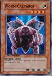 Worm Cartaros - Hidden Arsenal (HA01) #HA01-EN019 - Super Rare YuGiOh Trading Card