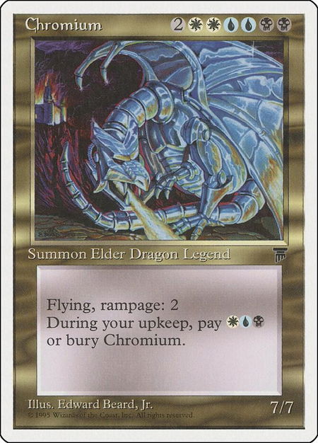 Chromium - Chronicles Magic: The Gathering trading card