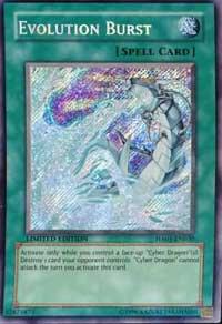 Evolution Burst trading card from Hidden Arsenal Evolution Burst - Hidden Arsenal YuGiOh trading card
