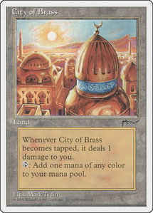 City of Brass - Chronicles (CHR) #null - Rare Magic: The Gathering Trading Card