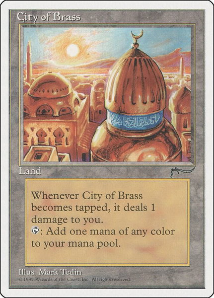 City of Brass - Chronicles Magic: The Gathering trading card