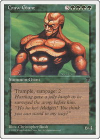 Craw Giant - Chronicles (CHR) #61 - Uncommon Magic: The Gathering Trading Card
