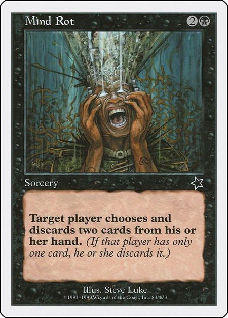 Mind Rot - Starter 1999 Magic: The Gathering trading card