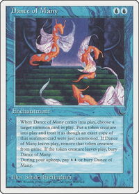 Dance of Many - Chronicles (CHR) #17 - Rare Magic: The Gathering Trading Card