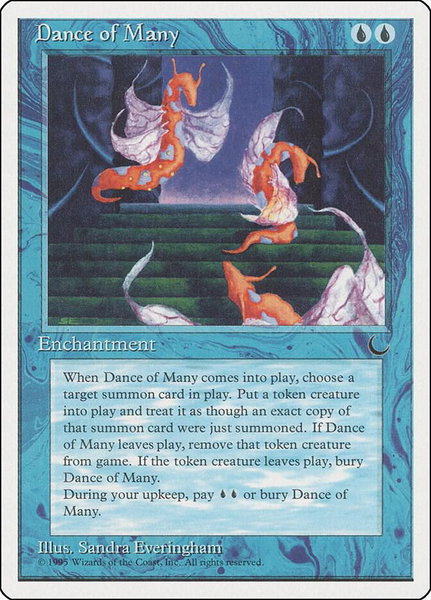Dance of Many - Chronicles Magic: The Gathering trading card