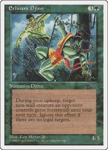 Erhnam Djinn - Chronicles (CHR) #64 - Uncommon Magic: The Gathering Trading Card