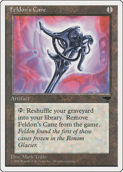 Feldon's Cane - Chronicles Magic: The Gathering trading card