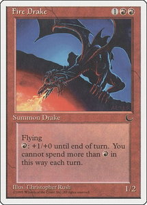 Fire Drake - Chronicles (CHR) #47 - Uncommon Magic: The Gathering Trading Card