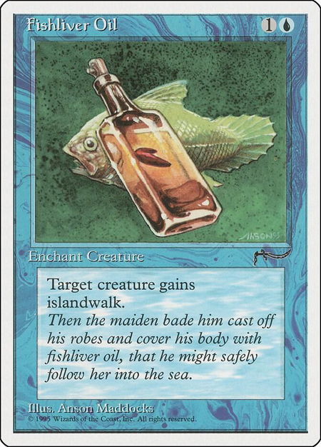 Fishliver Oil - Chronicles Magic: The Gathering trading card