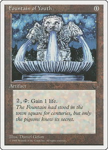 Fountain of Youth - Chronicles (CHR) #98 - Common Magic: The Gathering Trading Card