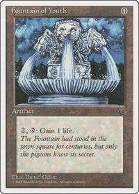 Fountain of Youth - Chronicles (CHR) #98 - Common Magic: The Gathering Trading Card