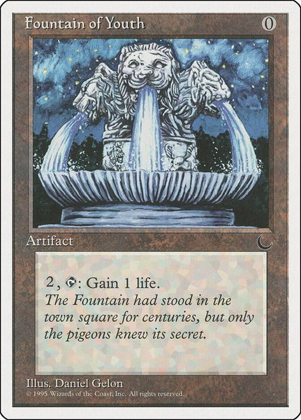 Fountain of Youth - Chronicles Magic: The Gathering trading card