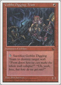 Goblin Digging Team - Chronicles (CHR) #49 - Common Magic: The Gathering Trading Card