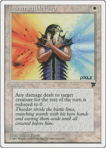 Indestructible Aura - Chronicles (CHR) #7 - Common Magic: The Gathering Trading Card