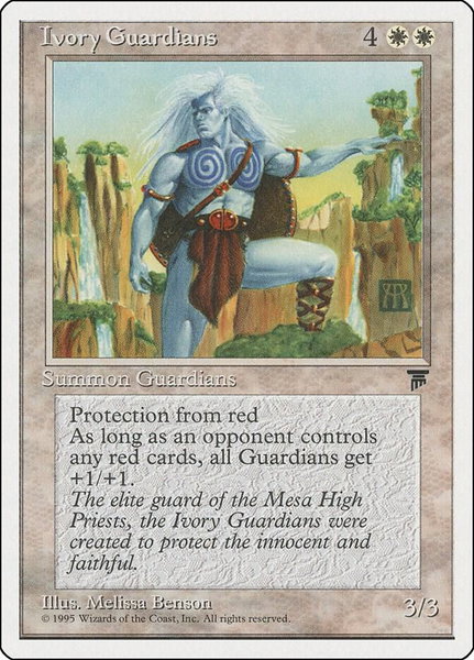 Ivory Guardians trading card from Chronicles Ivory Guardians - Chronicles Magic: The Gathering trading card
