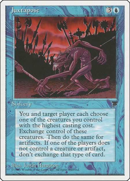 Juxtapose - Chronicles Magic: The Gathering trading card