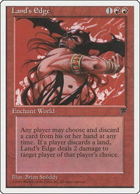 Land's Edge - Chronicles (CHR) #52 - Rare Magic: The Gathering Trading Card