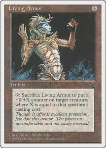 Living Armor - Chronicles (CHR) #null - Common Magic: The Gathering Trading Card