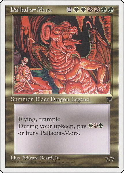 Palladia-Mors trading card from Chronicles Palladia-Mors - Chronicles Magic: The Gathering trading card