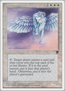 Petra Sphinx - Chronicles (CHR) #10 - Rare Magic: The Gathering Trading Card
