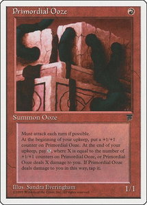 Primordial Ooze - Chronicles (CHR) #54 - Uncommon Magic: The Gathering Trading Card