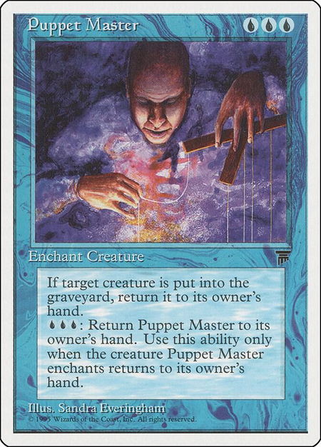Puppet Master - Chronicles Magic: The Gathering trading card