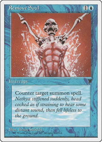 Remove Soul - Chronicles Magic: The Gathering trading card