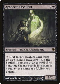 Agadeem Occultist - Worldwake (WWK) #48 - Rare Magic: The Gathering Trading Card