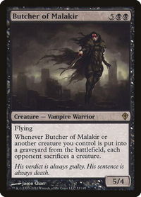 Butcher of Malakir - Worldwake (WWK) #53 - Rare Magic: The Gathering Trading Card