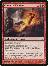 Claws of Valakut - Worldwake (WWK) #75 - Common Magic: The Gathering Trading Card