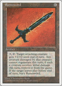 Runesword - Chronicles (CHR) #null - Common Magic: The Gathering Trading Card