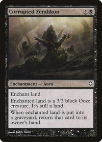 Corrupted Zendikon - Worldwake (WWK) #55 - Common Magic: The Gathering Trading Card