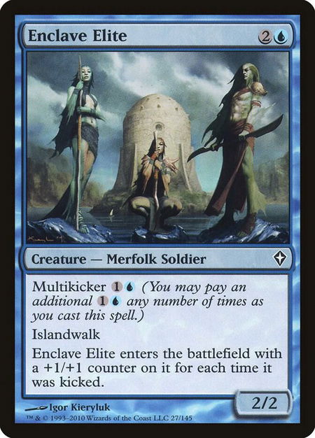 Enclave Elite - Worldwake Magic: The Gathering trading card