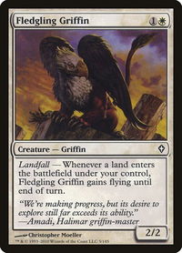 Fledgling Griffin - Worldwake (WWK) #5 - Common Magic: The Gathering Trading Card
