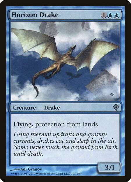 Horizon Drake - Worldwake Magic: The Gathering trading card