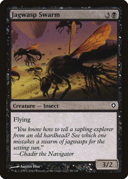 Jagwasp Swarm - Worldwake Magic: The Gathering trading card